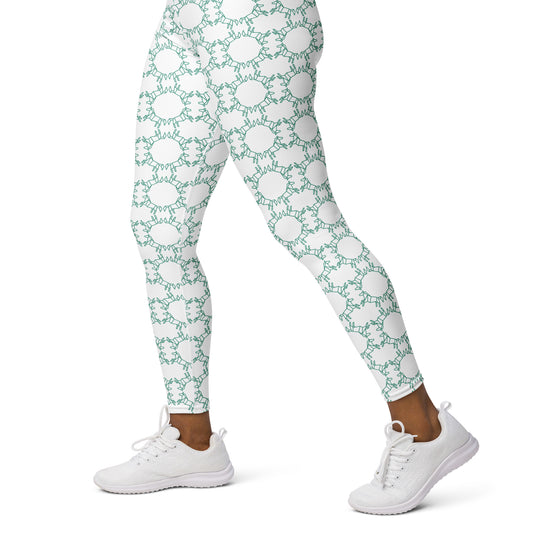 Geometric Horses Yoga Leggings