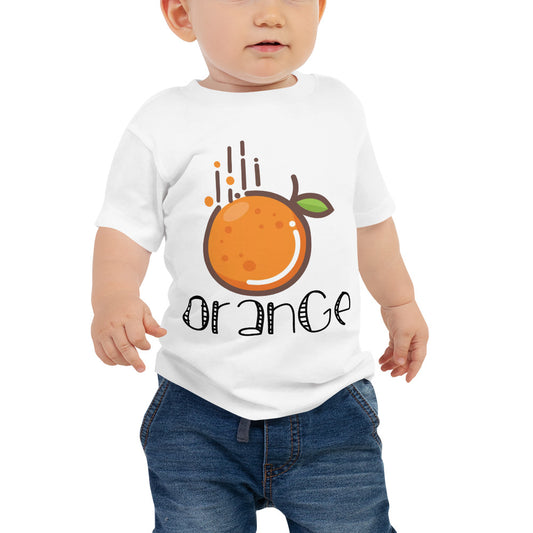 Orange Baby Jersey Short Sleeve Tee