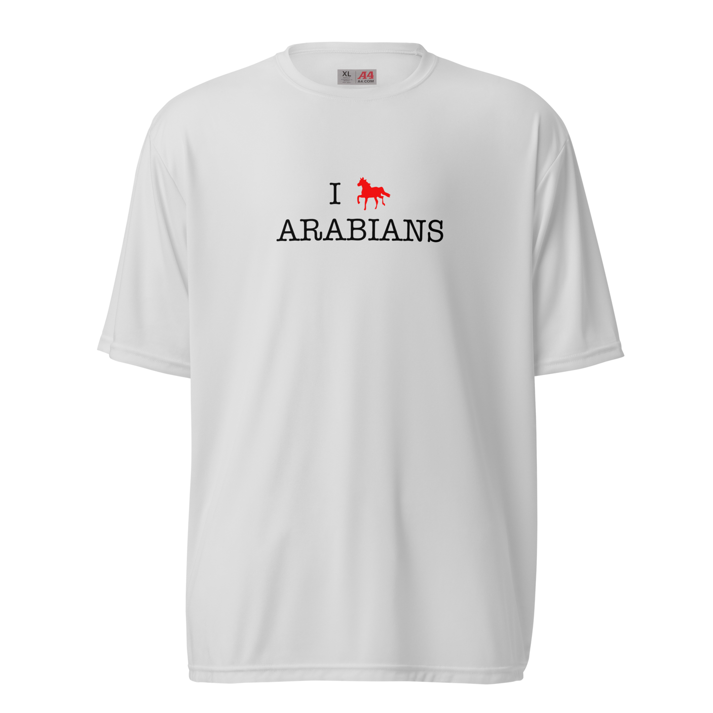 I love Arabians Unisex Performance Crew Neck T-shirt