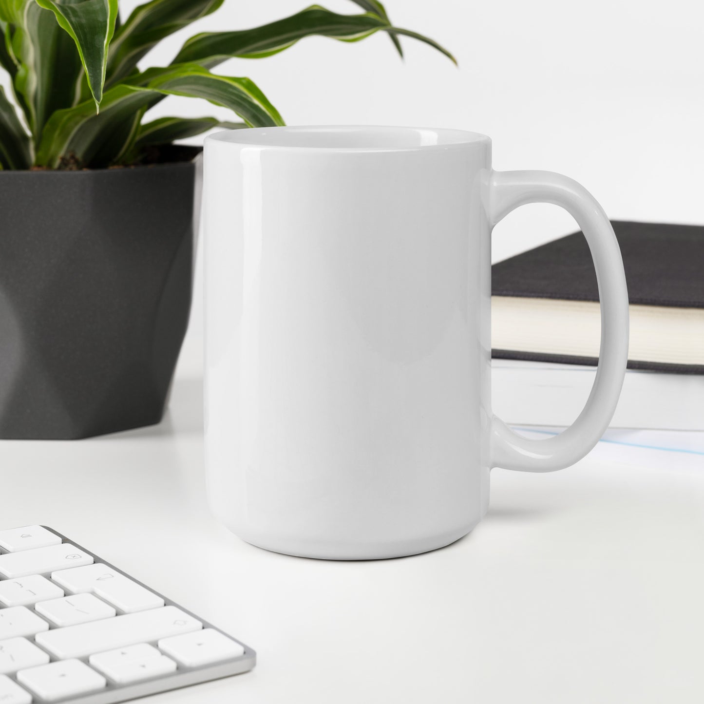 World's Okayest Dad! (probably) White glossy mug