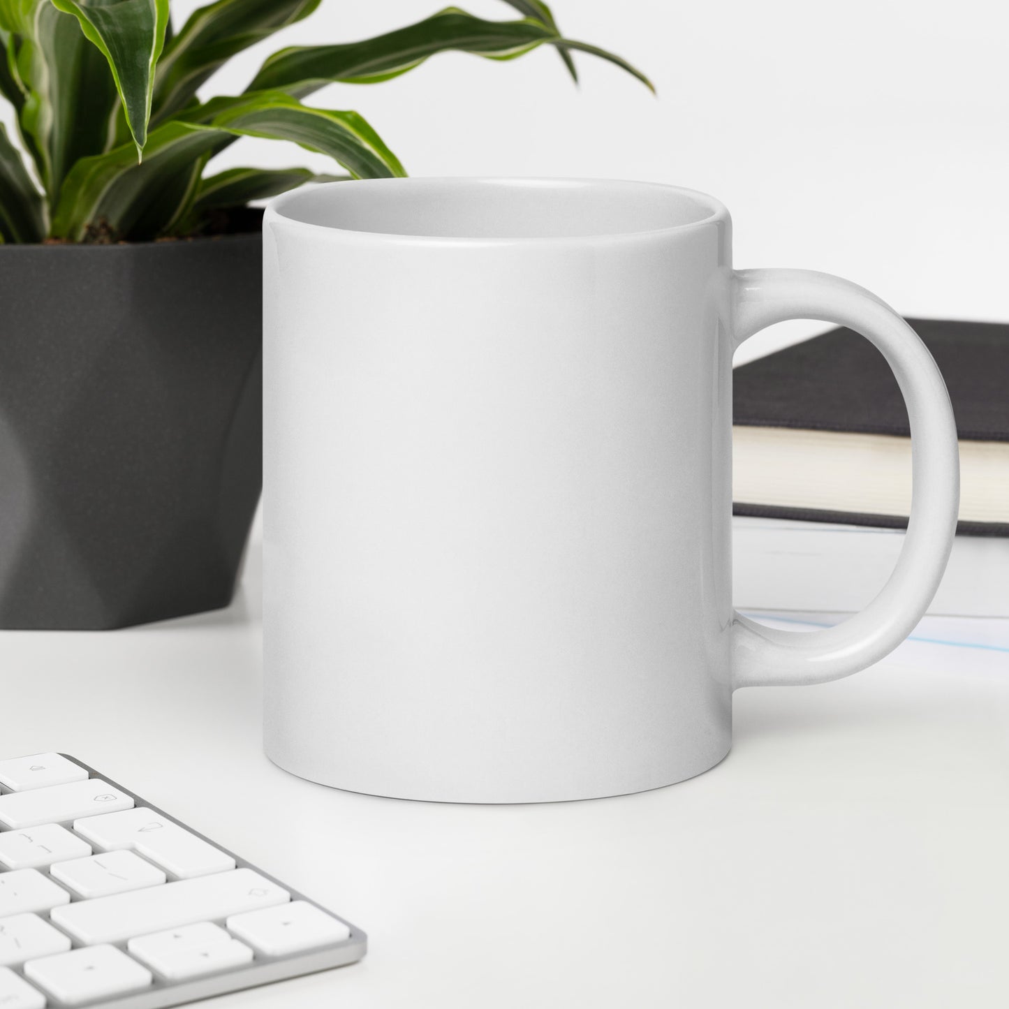 World's Okayest Dad! (probably) White glossy mug